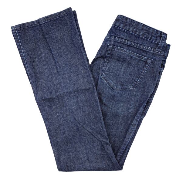 Mossimo Premium Denim Jeans Women's Size 4 Bootcut Low Rise Dark Wash Y2K 2009 - Picture 1 of 8